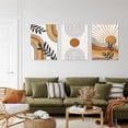 thumbnail image 2 of Ensemble de 3 Affiches Murales Boho, Impressions Murales Modernes Mi‐siècle, Impressions Géométriques Abstraites Neutres, Arc‐en‐ciel Orange, Soleil, Désert, Art Minimaliste sur Toile, Oeuvre 12 Pouces X 16 Pouces, Prêt à Accrocher pour Salle de Bain et Chambre, 2 of 6