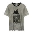 thumbnail image 3 of Peaky Blinders Mens Grey Icons Short Sleeve Short Leg Pyjama Set (XXX-Large), 3 of 5
