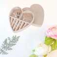 thumbnail image 4 of Heart Shape Jewelry Box Jewelry Storage Organizer for Rings Earrings Necklaces, 4 of 8