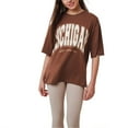 thumbnail image 2 of Ambar Women's Michigan Printed Short Sleeve Tshirt, Brown \ Stone,S - US, 2 of 4