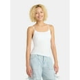 thumbnail image 3 of No Boundaries Cropped Shelf Bra Cami Top, Women's, 3 of 3
