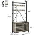 thumbnail image 2 of 70" Hall Tree Freestanding Entryway Organizer: 5-in-1 Hall Tree with Storage Bench, 8 Hooks, 2 Drawers & Shoe Rack for Small Spaces, 2 of 7