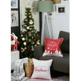 thumbnail image 2 of Merry Christmas Throw Pillow Cover 18"x18" (Set of 2), 2 of 6