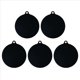 thumbnail image 2 of Paquete de 10 Eléctrico Placa de Inducción Estera del Protector Antideslizante Mat Almohadilla de Silicona Una Los Arañazos Protector de Cubierta con Aislamiento Térmico Mat,Negro, 2 of 4