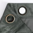 thumbnail image 4 of PHOENIGON Velvet Solid Color Metal Grommets Room Darkening Curtain Panels (Set of 2 ), 4 of 11