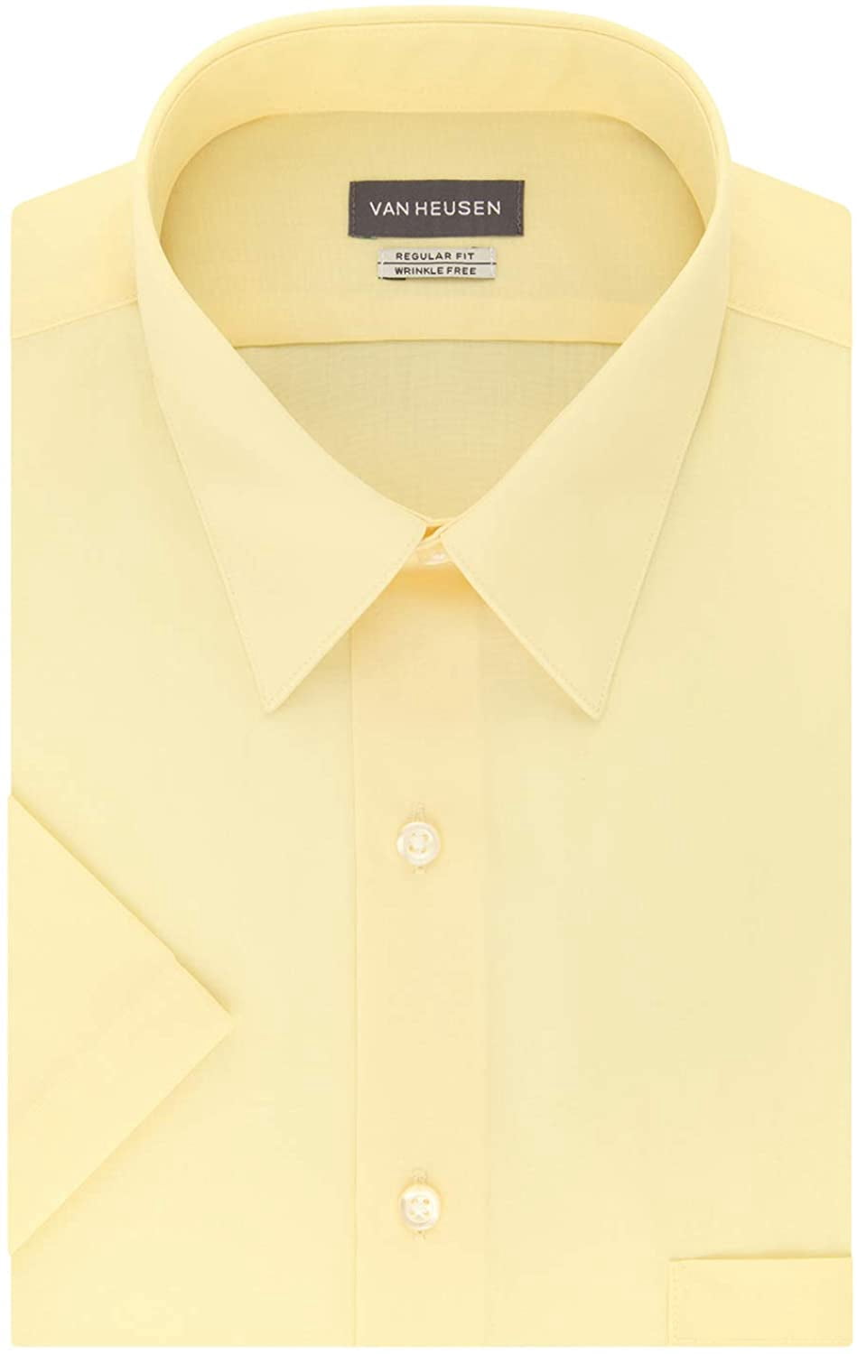 Van Heusen Mens Short Sleeve Dress 