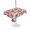 Beige, variant on Outdoor Tablecloth with Umbrella Hole for Patio/Picnic/Party/Camping, Pink Flowers Waterproof Table Cloth Round Cover Washable, Spring Floral Elegant Pastoral Botanical (Dia 54")