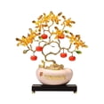 thumbnail image 1 of Árbol de la fortuna de cristal con base decorativa y lingotes de oro for decoración del hogar., 1 of 3