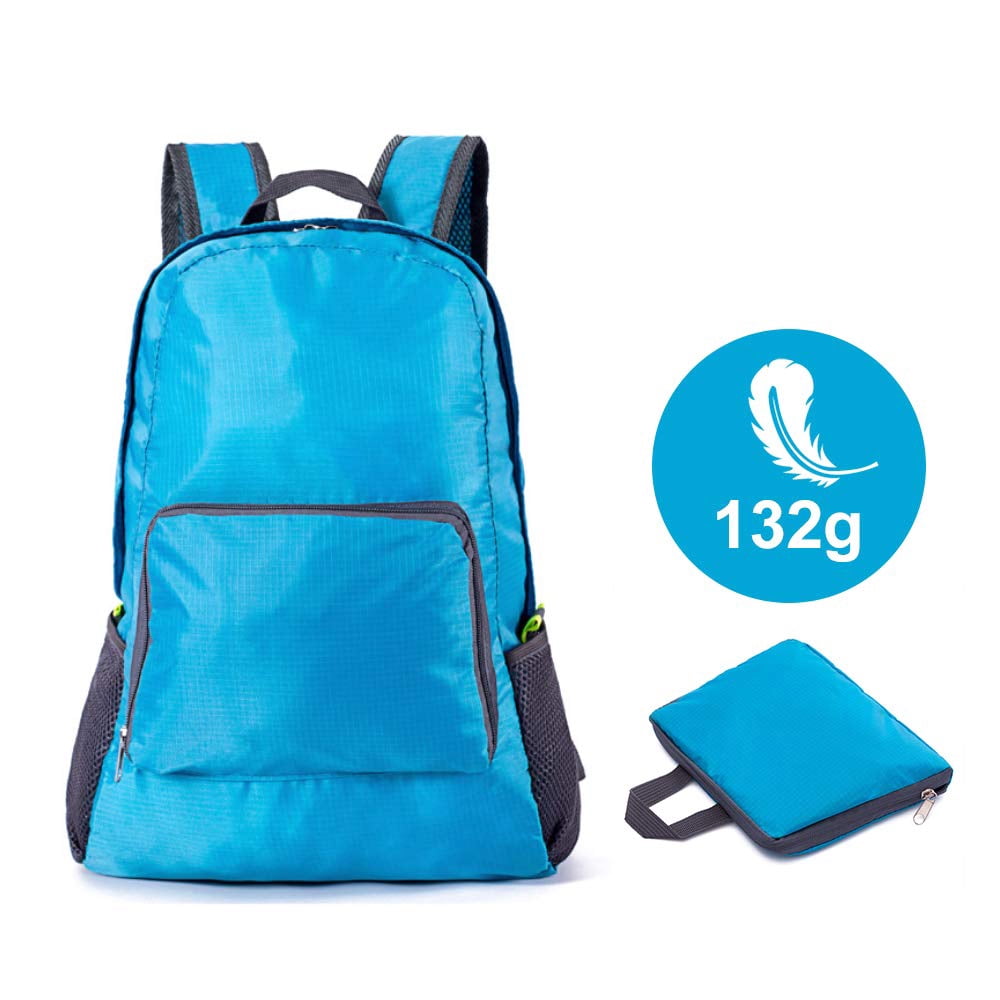 Durable Lightweight Packable Backpack Water Resistant Travel Daypack Foldable 