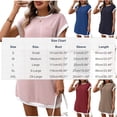 thumbnail image 4 of Bxsruta Women's Casual Short Sleeve Round Neck Pocket Dress in Lightweight Soft Polyester, Solid Color for Summer, 4 of 8