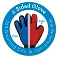 thumbnail image 5 of Pets Know Best True Touch 2-Sided Pet De-shedding and Grooming Glove, for Dogs and Cats, Blue, 5 of 10