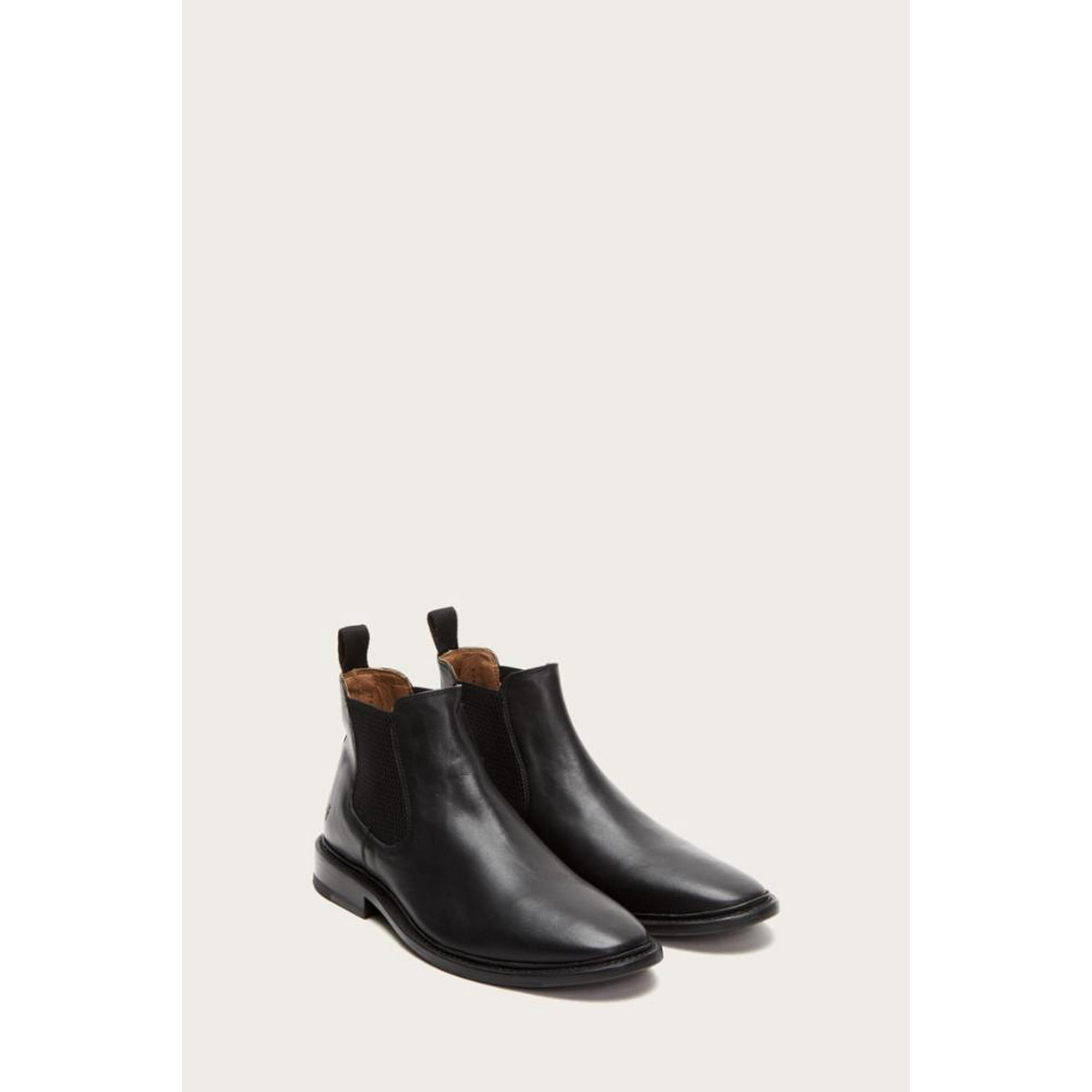 Frye Mens PAUL CHELSEA BLACK VINTAGE VEG TAN BOOTIE Walmart