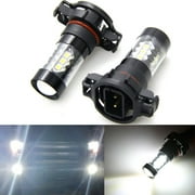 GTP 2X H16 5202 5201 Xenon White LED Fog Light Bulbs Driving Lamp Replacement High Power DRL