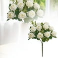 thumbnail image 1 of Ramo De Flores Realista Para El Hogar Arreglos Florales Artificiales A Tamaño Real Para El Salón Bodas Y, 1 of 5