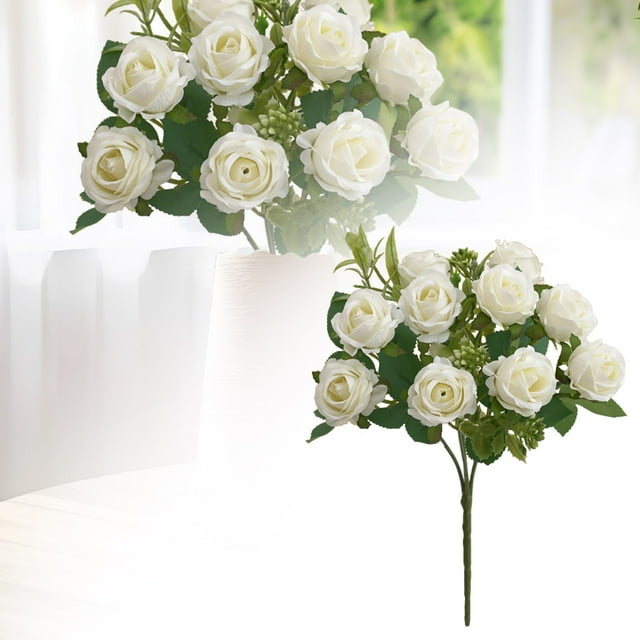 Ramo De Flores Realista Para El Hogar Arreglos Florales Artificiales A Tamaño Real Para El Salón Bodas Y