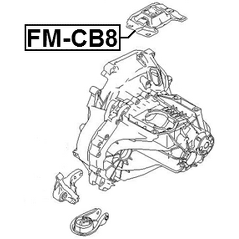 Febest LEFT ENGINE MOUNT # FM-CB8 OEM 1684928 - Walmart.com Febest LEFT ENGINE MOUNT # FM-CB8 OEM 1684928 - Walmart.com