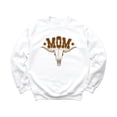 thumbnail image 7 of Mom Bull Skull Sweatshirt for Women Trendy Western Country Style Crewneck White Sweatshirt Adult Medium, 7 of 7
