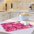 thumbnail image 6 of FREEAMG Valentine's Day Heart Dish Drying Mat for Kitchen Counter,Super Quick Absorbent Composite Sponge Dish Drying Pad,Heat Resistant Non-Slip Rack Tableware Mat, 16x18 Inch, 6 of 7