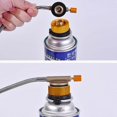 thumbnail image 3 of 2 Pcs Adaptateur de Cylindre de Gaz de Camping Tête de Conversion de Gaz Connecteur de Buse Adaptateur de Valve de Réchaud pour Cartouche de Butane à Visser, 3 of 5