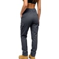 thumbnail image 6 of Women's Flex Stretch Cargo Work Pants Straight Leg Quick Dry Tactical Pants with Pockets Comfy for Outdoor & Hiking 2XL, 6 of 7