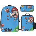 thumbnail image 1 of Pixel Plumber Adventure Game Backpack Learning Astronaut Bookbag with Space Lunch System, 1 of 5
