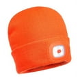 thumbnail image 2 of Portwest Mens Beanie Hat LED Head Light USB Rechargeable Warm Work Comfort B029, 2 of 3