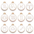 thumbnail image 1 of 12 colgantes de forma redonda de constelaciones para pulseras DIY suministros para hacer collares Adepaton LRWJ237-13, 1 of 6
