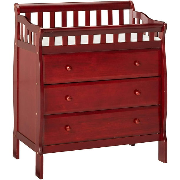 Orbelle Trading Changing Table Dresser, Real Wood Changing Table Dresser