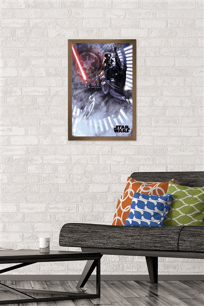 Star Wars: A New Hope - Vader Wall Poster, 14.725" x 22.375", Framed