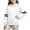White, variant on Vmberlty Hoodies for Girls 2-14 Years Old, Striped Sleeve Pullover Hoodie with Kangaroo Pocket, Loose Drop Shoulder Kids Casual Sport Sweatshirts