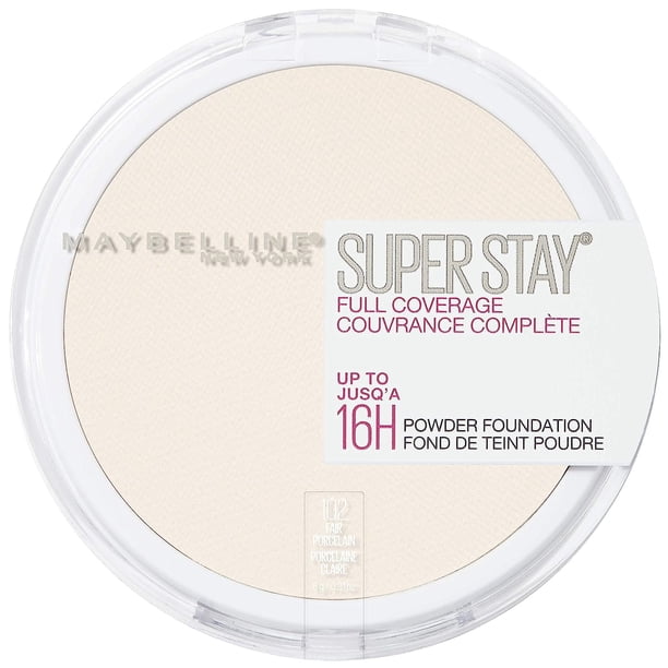 Base de maquillaje en polvo Maybelline Super Stay de cobertura total