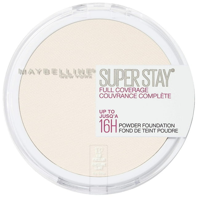 Base de maquillaje en polvo Maybelline Super Stay de cobertura total