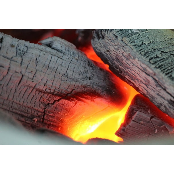 Carbon Charcoal Fire Burn Heat Glow Hot Embers12 Inch BY 18 Inch