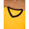 thumbnail image 5 of inlzdz Kids Boys Girls Soccer Uniform Football Basketball Training Outfits Short Sleeve T-Shirt and Yellow 28, 5 of 7