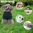 thumbnail image 5 of Suéter tejido de paja cuerda mascota gato suéter suave perro sudaderaSY113 verde oscuroS, 5 of 5