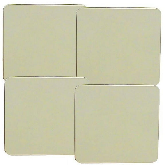Square Gas Stovetop Burner Cover Set of 4, Almond