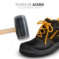 thumbnail image 2 of Botas De Seguridad Industrial Zapatos Punta De Acero Negro INGCO  Borceguí, 2 of 9