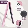 thumbnail image 2 of PRISP Folding Gymnastics Beam for Home Practice; Foam Balance Beam for Kids and Adults, 10FT, Pink, 2 of 6