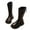 Black, variant on Girls' Zipper High Knee Long Leather Boots Student Princess Boots for Toddler Kids Tall Boots
