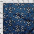 thumbnail image 2 of oneOone Viscose Chiffon Fabric Paisley & Floral Ikat Print Fabric By The Yard 42 Inch Wide, 2 of 4