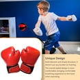 thumbnail image 3 of Guantes de boxeo Sonducket para Niños entrenamiento Kickboxing rojo, 3 of 6