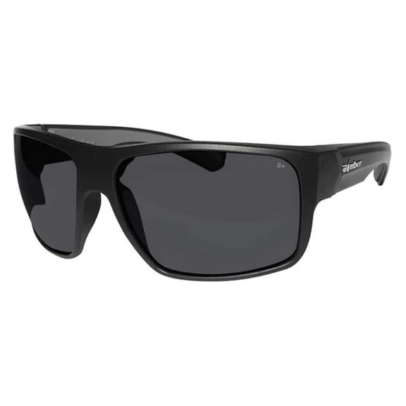 Safety Sunglasses for Men - Matte Black Frame with Smoke PC Lens, ANSI Z87  Rated, Non-Slip Foam Padding - Industrial Work Safety Glasses