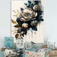 thumbnail image 2 of Designart Black And White Rose Design I Canvas Wall Art, 2 of 5