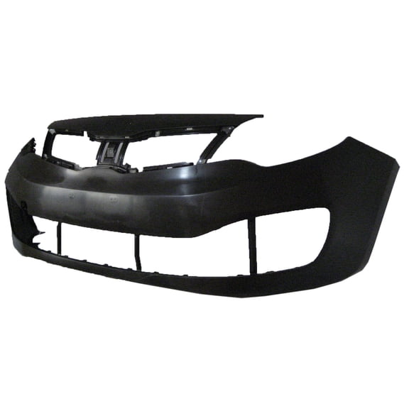 New KIA OE Unpainted Front Bumper Cover Replaces 865111W000 fits 2012-2015 Kia Rio EX Sedan 4-Door