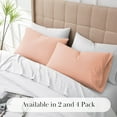 thumbnail image 4 of Southshore Fine Living, Inc. King Size Pillow Cases Set of 2, Ultra-Soft Brushed Microfiber, Blush, 4 of 8