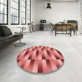 thumbnail image 4 of Ahgly Company Machine Washable Indoor Rectangle Transitional Lava Red Area Rugs, 7' x 9', 4 of 7