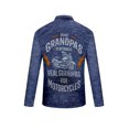 thumbnail image 2 of Men's 1/4 Zip Long Sleeve T-Shirts Micro-Fleece Golf Tops Quick Dry Running Gym Activewear Blue L, 2 of 6