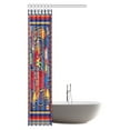 thumbnail image 3 of Cortina de Baño ABPHQTO Patrón Azteca Étnico Colorido 90x180 cm, 3 of 3