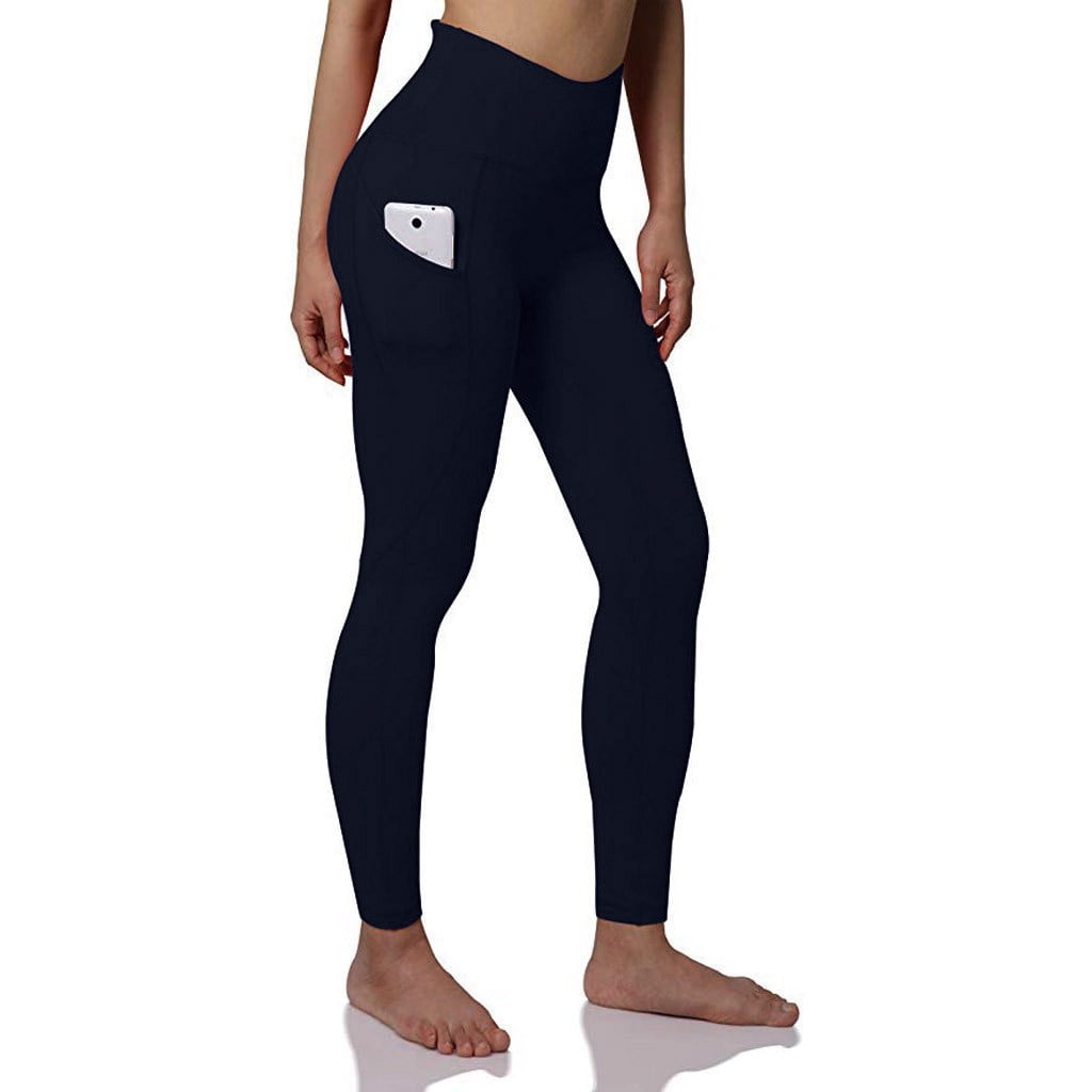 MRULIC leggings pour Femmes leggings de Sport avec Poche pour