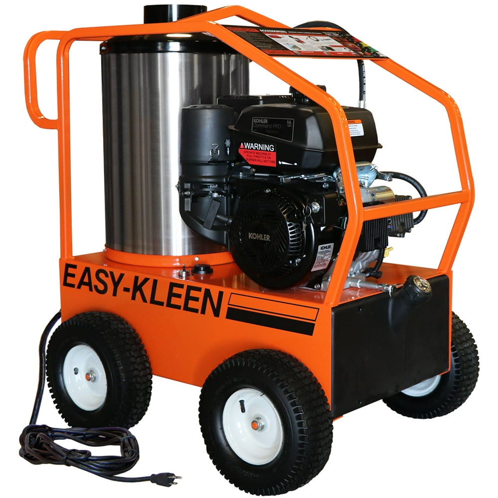 COMMERCIAL HOT WATER GAS PRESSURE WASHER, 14 HP ELECTRIC START KOHLER